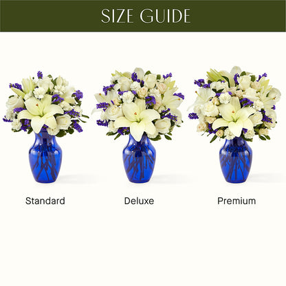 Sapphire Rush Bouquet –  Stardust Flowers, Surrey BC