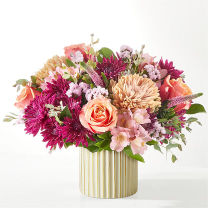 Berry Cobbler Bouquet with Ivory Vase –  Stardust Flowers, Surrey BC