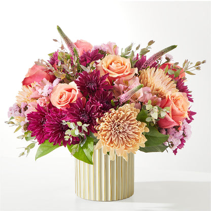 Berry Cobbler Bouquet with Ivory Vase –  Stardust Flowers, Surrey BC