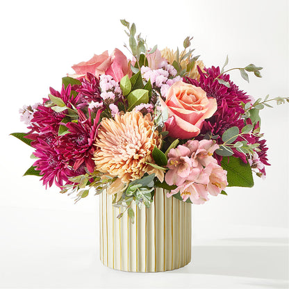 Berry Cobbler Bouquet with Ivory Vase –  Stardust Flowers, Surrey BC