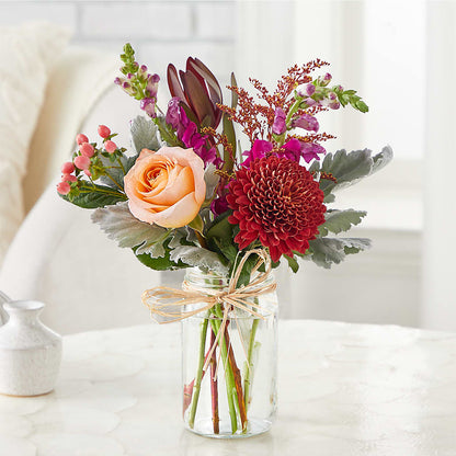 Moody Hues Bouquet –  Stardust Flowers, Surrey BC