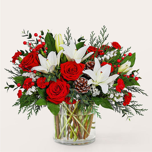 Best in Snow Bouquet –  Stardust Flowers, Surrey BC