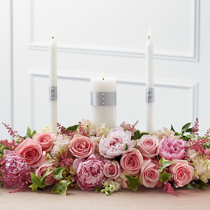 Worldwide Romance Unity Candle Arrangement –  Stardust Flowers, Surrey BC
