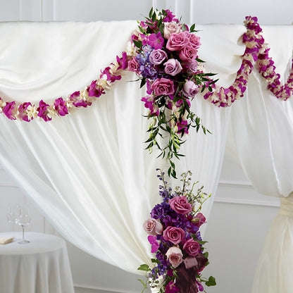 Color & Light Chuppah Decor –  Stardust Flowers, Surrey BC