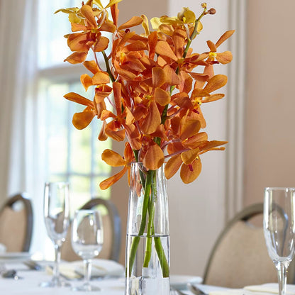 Orange Mokara Bud Vase –  Stardust Flowers, Surrey BC
